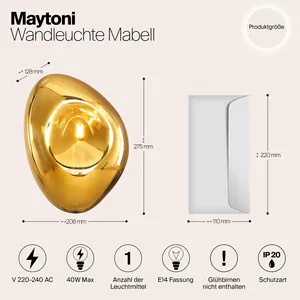 Настенный светильник (бра) Maytoni MOD306WL-01G