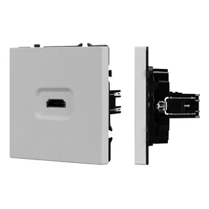ARL NOBE Розетка HDMI софт-тач никель SCT-MHD1-SFPL-IS (Arlight, -)