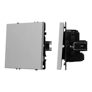 ARL NOBE Выключатель перекрёстный 1 кл софт-тач никель SWT-MKX1-SFPL-IS (250V, 10A) (Arlight, -)