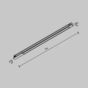 Трековый светильник Technical TR231-2-15W4K-B