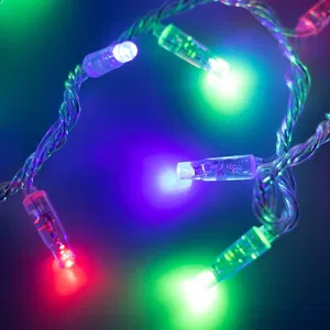 Светодиодная гирлянда ARD-STRING-CLASSIC-10000-CLEAR-100LED-LIVE RGB (230V, 7W) (Ardecoled, IP65, 1 год)