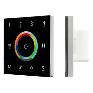 Панель Sens SMART-P67-MULTI Black (230V, 4 зоны, 2.4G) (Arlight, IP20 Пластик, 5 лет)