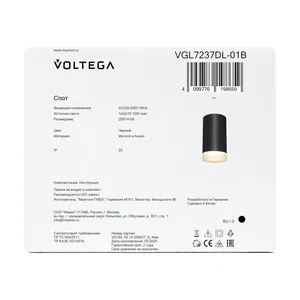Потолочный светильник Voltega VGL7237DL-01B