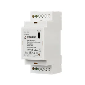 INTELLIGENT ARLIGHT Контроллер DALI-LOGIC-USB-PS-x1 (BUS/230V) (IARL, IP20 Пластик, 2 года)