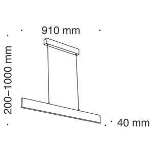 Подвесной светильник Technical P010