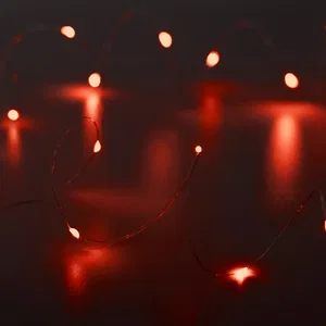 Светодиодная гирлянда ARD-DEW-HOME-2000-CLEAR-20LED-STD Red (1.5V, Battery Pack, Cork) (Ardecoled, IP20)