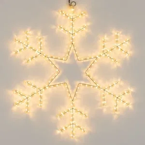 Фигура светодиодная ARD-SNOWFLAKE-M4-750x750-324LED Warm (230V, 18W) (Ardecoled, IP65, 1 год)