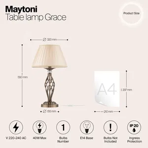Настольный светильник Maytoni RC247-TL-01-R