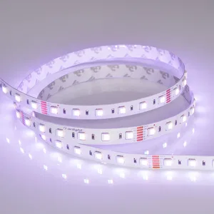 Лента RT-B60-12mm 24V RGBW-MIX-5-in-1 (20 W/m, IP20, 5060, 5m) (Arlight, RGB-CCT, RGB-MIX, RGB-White MIX)