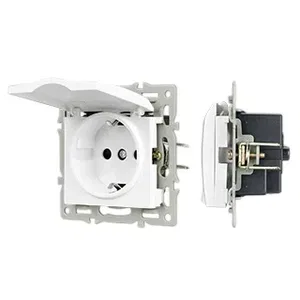 Механизм розетки влагозащищённый SCT-MCP-PL-WH (250V, 16A) (Arlight, -)