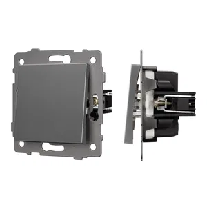 Механизм выключателя одноклавишный проходной SWT-MKP1-PL-GR-V (250V, 10A) (Arlight, -)