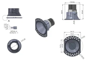 Armatürler HOKASU FOCUS Edgeless (MR16/GU10)
