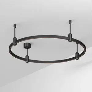 Основание ART-APRIORI-ROUND-ROD-200-R800 (BK) (Arlight, IP20 Металл, 3 года)