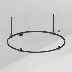 Основание ART-APRIORI-ROUND-ROD-400-R1200 (BK) (Arlight, IP20 Металл, 3 года)