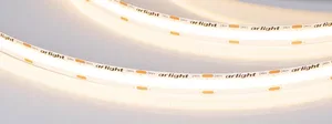Лента COB-X576-10mm 24V Warm3000 (15 W/m, IP20, 5m) (Arlight, высок.эфф.150 лм/Вт)