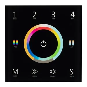 Панель Sens SMART-P67-MULTI Black (230V, 4 зоны, 2.4G) (Arlight, IP20 Пластик, 5 лет)