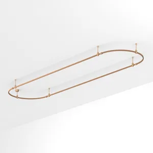 Основание ART-APRIORI-OVAL-ROD-200-4000x1000 (GD) (Arlight, IP20 Металл, 3 года)