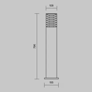 Ландшафтный светильник Outdoor O576FL-01B