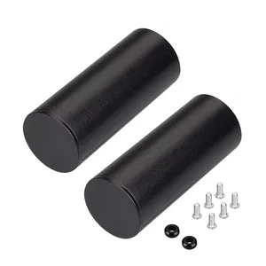 Заглушка ROUND-D36-360 BLACK с отверстием (Arlight, Металл)