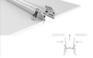 Профиль с экраном S2-LINIA94-F-2500 ANOD+OPAL (Arlight, Алюминий)