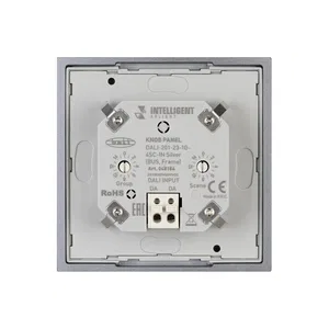 INTELLIGENT ARLIGHT Кнопочная панель DALI-201-23-1G-4SC-IN Silver (BUS, Frame) (IARL, IP20 Металл, 3 года)