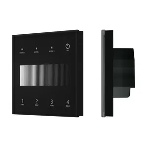 INTELLIGENT ARLIGHT Сенсорная панель SMART-DALI-301-11-4G-3SC-DT6 Черная (230V, встраиваемая, 2.4G) (IARL, IP20 Пластик, 5 лет)