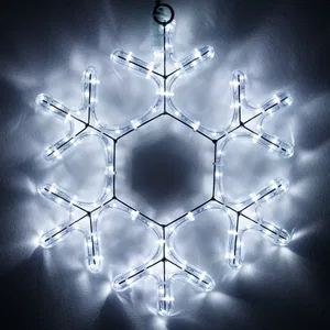 Фигура светодиодная ARD-SNOWFLAKE-M7-450x375-108LED White (230V, 6.5W) (Ardecoled, IP65, 1 год)