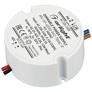 Блок питания ARJ-SP-40300-PFC-TRIAC-R (12W, 27-40V, 300mA) (Arlight, IP44 Пластик, 5 лет)