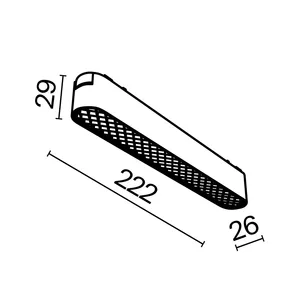 Трековый светильник Technical TR084-1-6W3K-W