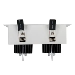 Светильник CL-KARDAN-S180x102-2x9W Warm (WH-BK, 38 deg) (Arlight, IP20 Металл, 3 года)