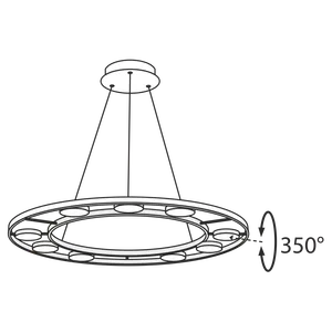 Подвесной светильник Maytoni MOD070PL-L63B3K