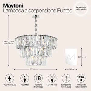 Подвесной светильник Maytoni MOD043PL-18CH