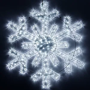 Фигура светодиодная ARD-SNOWFLAKE-M11-1250x1200-604LED White (230V, 36.5W) (Ardecoled, IP65, 1 год)