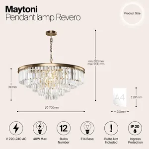 Подвесной светильник Maytoni MOD085PL-12BS