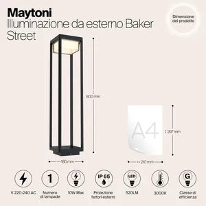 Ландшафтный светильник Outdoor O021FL-L10B3K