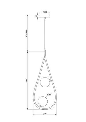 Люстра Freya FR4005PL-02B