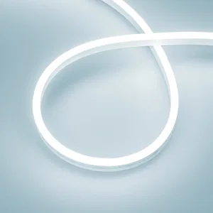 Лента герметичная AURORA-PS-A120-12x6mm 24V White6000 (10 W/m, IP65, 2835, 5m) (Arlight, Силикон, 2 года)