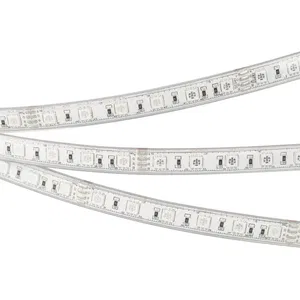Лента герметичная RTW-PU-B60-12.5mm 24V RGB (14.4 W/m, IP68, Wire 2m, 5m) (Arlight, -)