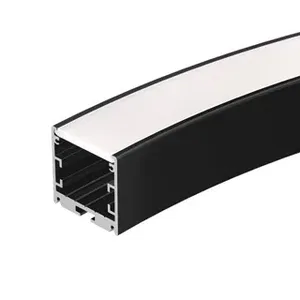 Профиль SL-ARC-3535-D800-A90 BLACK (630мм, дуга 1 из 4) (Arlight, Алюминий)