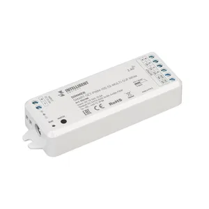 INTELLIGENT ARLIGHT Диммер SMART-SET-PWM-105-52-MULTI-SUF White (12-24V, 5x3A, ПДУ RING 10кн, 2.4G) (IARL, Контроллер)