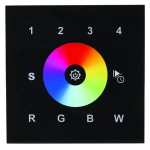 INTELLIGENT ARLIGHT Сенсорная панель DALI-901-11-4G-RGBW-DT8-IN Black (BUS/230V) (IARL, IP20 Пластик, 3 года)