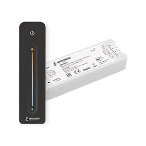 INTELLIGENT ARLIGHT Диммер SMART-SET-PWM-102-72-MIX-SUF Black (12-24V, 2x5A, ПДУ LINE, 2.4G) (IARL, Контроллер)
