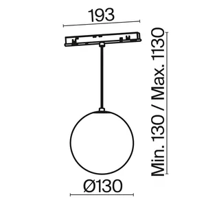 Трековый светильник Technical TR039-4 (23мм EXILITY)
