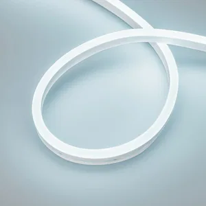 Лента герметичная AURORA-PS-A120-16x8mm 24V White6000 (10 W/m, IP65, 2835, 5m) (Arlight, Силикон, 2 года)