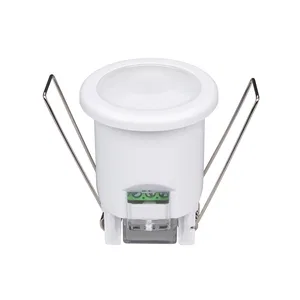 Датчик движения NAVE-PIR-BUILT-R50-400W-WH (230V, 1.7A, MINI) (Arlight, IP20 Пластик, 5 лет)