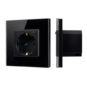 Розетка электрическая с Zigbee управлением SCT-OMALI-EUZB1-PL-BK (240V, 16A, Zigbee) (Arlight, -)