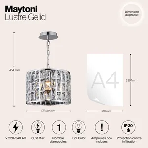 Подвесной светильник Maytoni MOD184-PL-01-CH