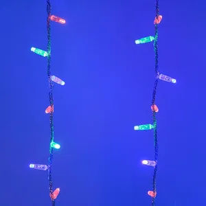 Светодиодная гирлянда ARD-CURTAIN-CLASSIC-2000x2500-CLEAR-405LED RGB (230V, 81W) (Ardecoled, IP65)