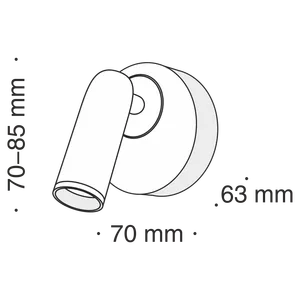 Настенный светильник (бра) Technical C038WL