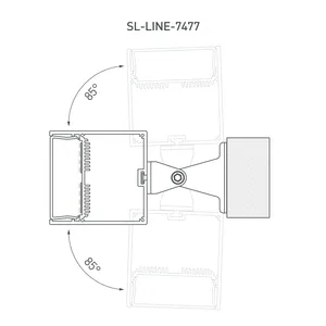 Профиль SL-LINE-7477-2000 ANOD (Arlight, Алюминий)